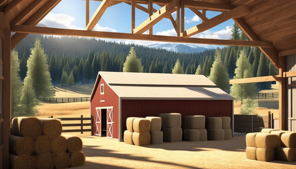 3D barn environment