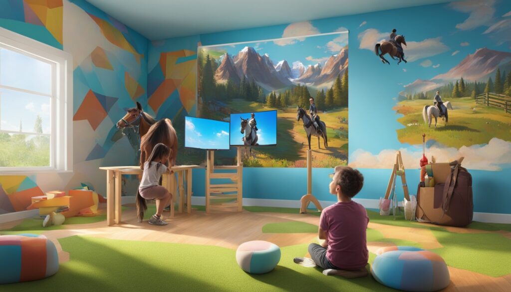 Equestrian VR for Children's Therapy