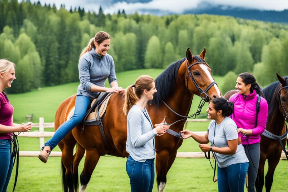 Horse-Assisted Language Exchange Programs