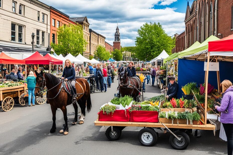 Using Horses to Create Pop-Up Community Markets