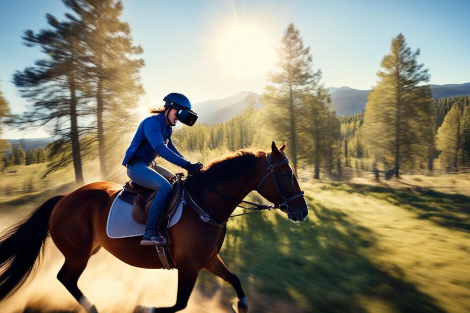 Virtual Reality Horseback Riding Adventures