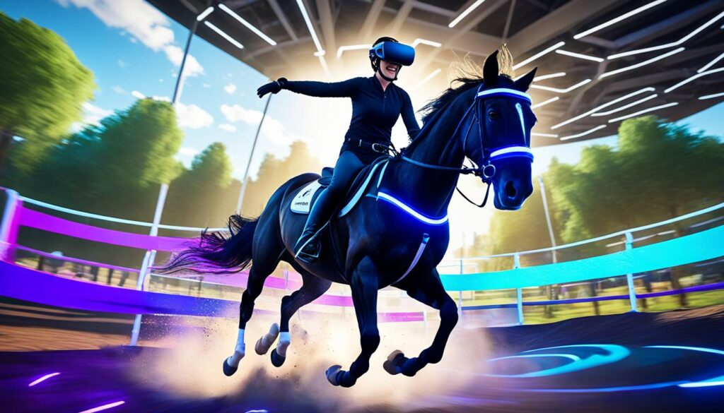 Virtual Reality Horseback Riding Simulations