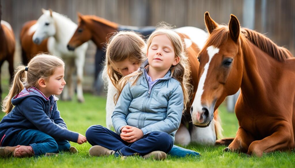 utilizing horse sounds in child therapy